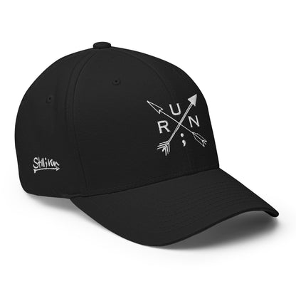 Run Arrows Flexfit Closed Cap