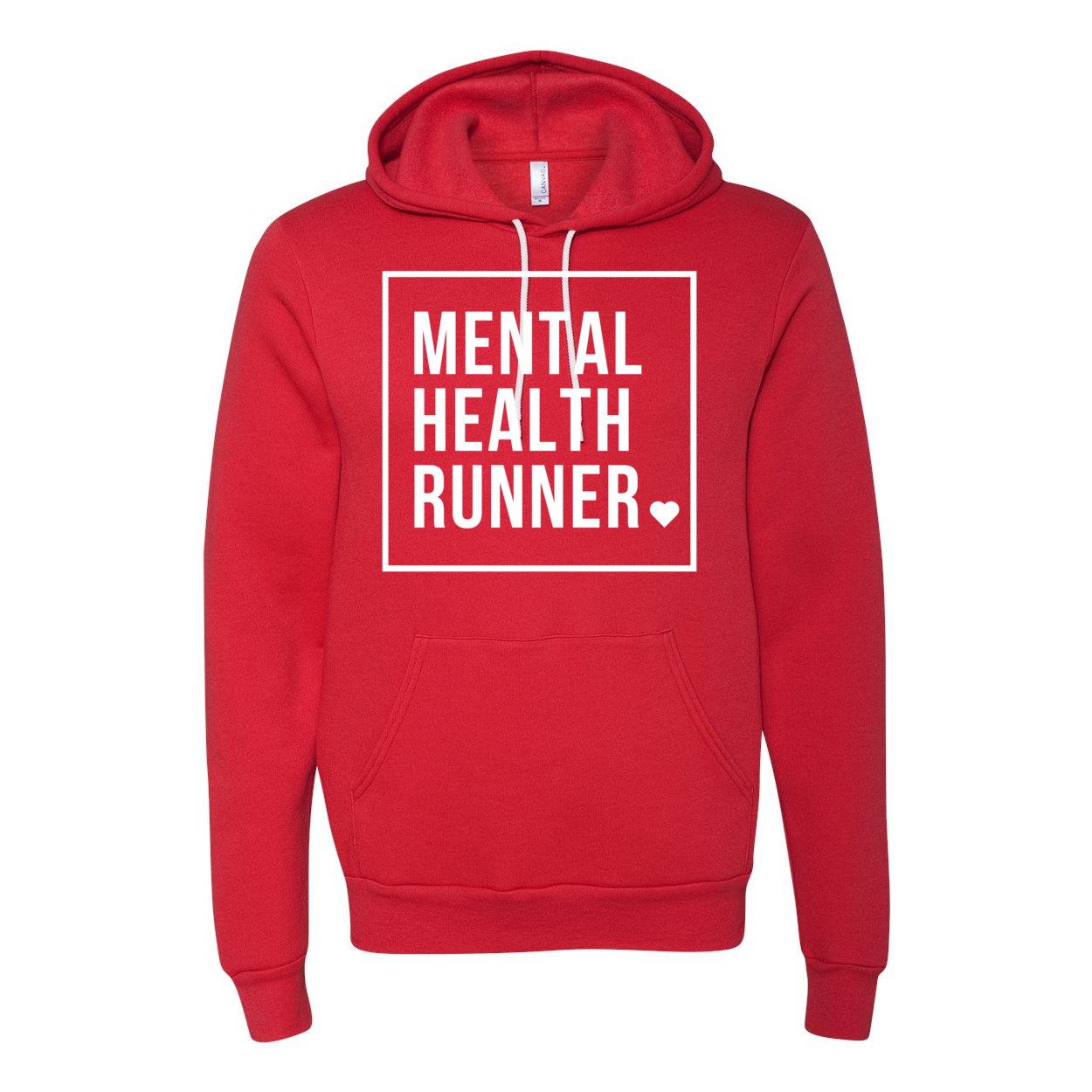 Mental Health Runner Unisex Sponge Fleece Pullover Hoodie