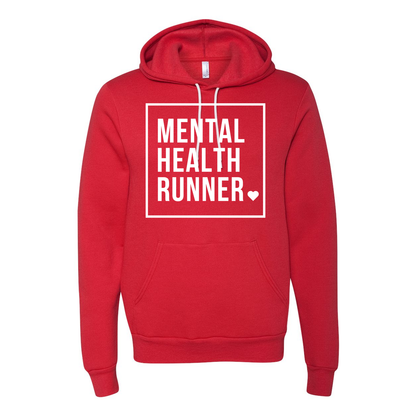 Mental Health Runner Unisex Sponge Fleece Pullover Hoodie