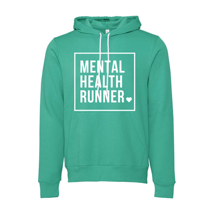 Mental Health Runner Unisex Sponge Fleece Pullover Hoodie