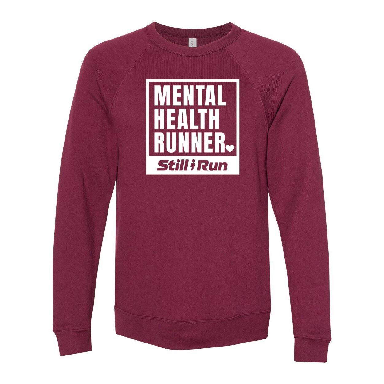 Mental Health Runner Crewneck Sweatshirt