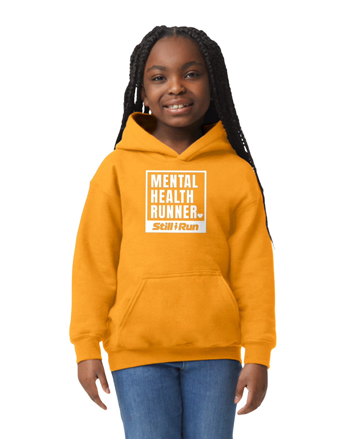 Mental Health Runner Youth Hoodie