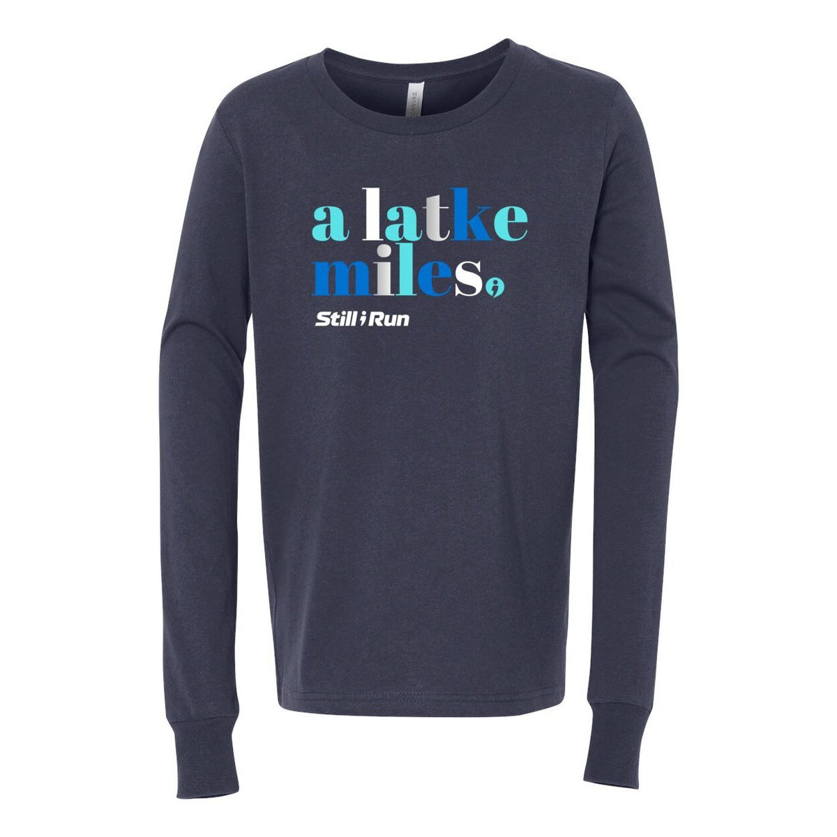 A Latke Miles Youth Jersey Long Sleeve Tee