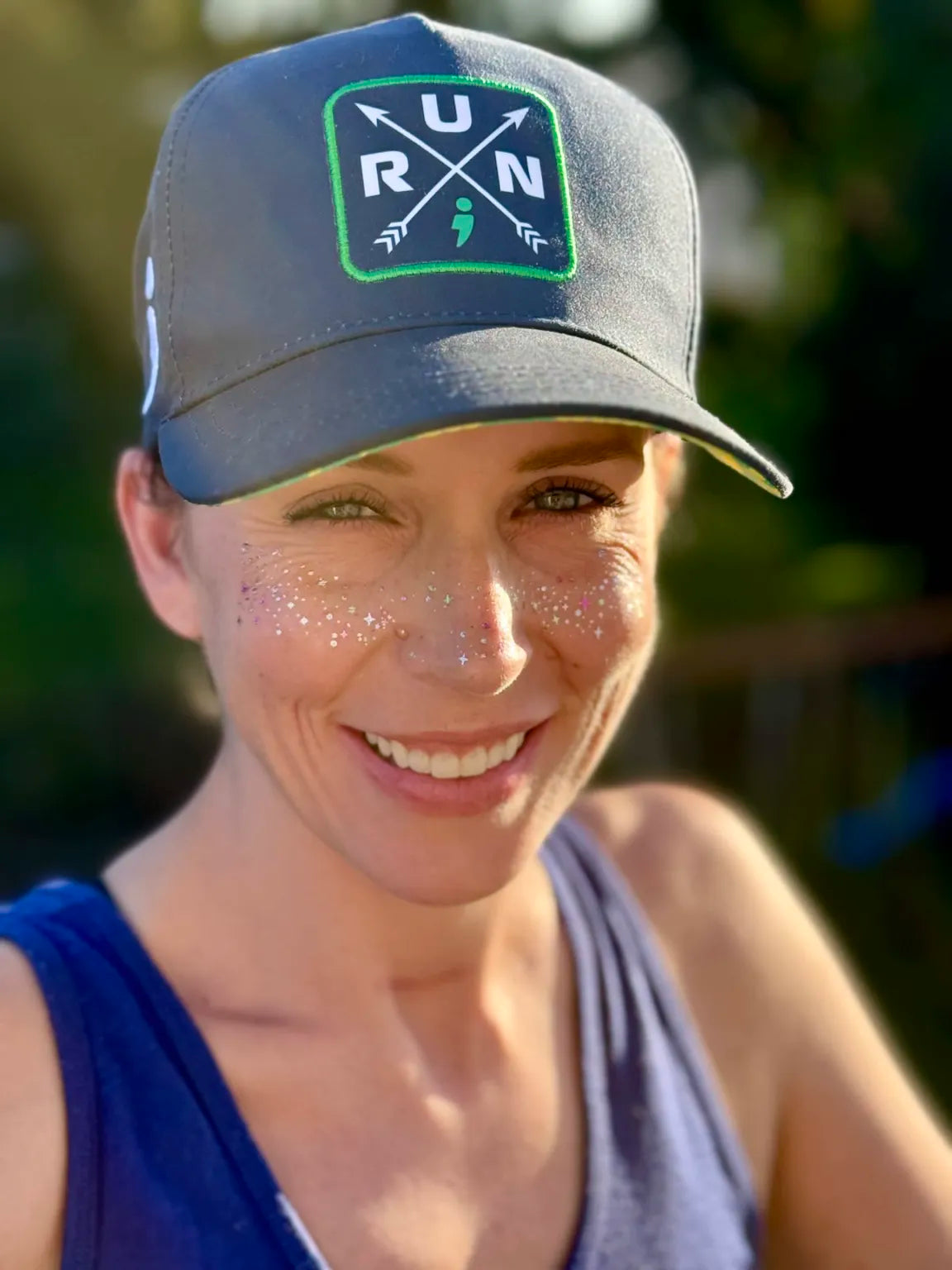 Run Arrows Running Trucker Patch Hat