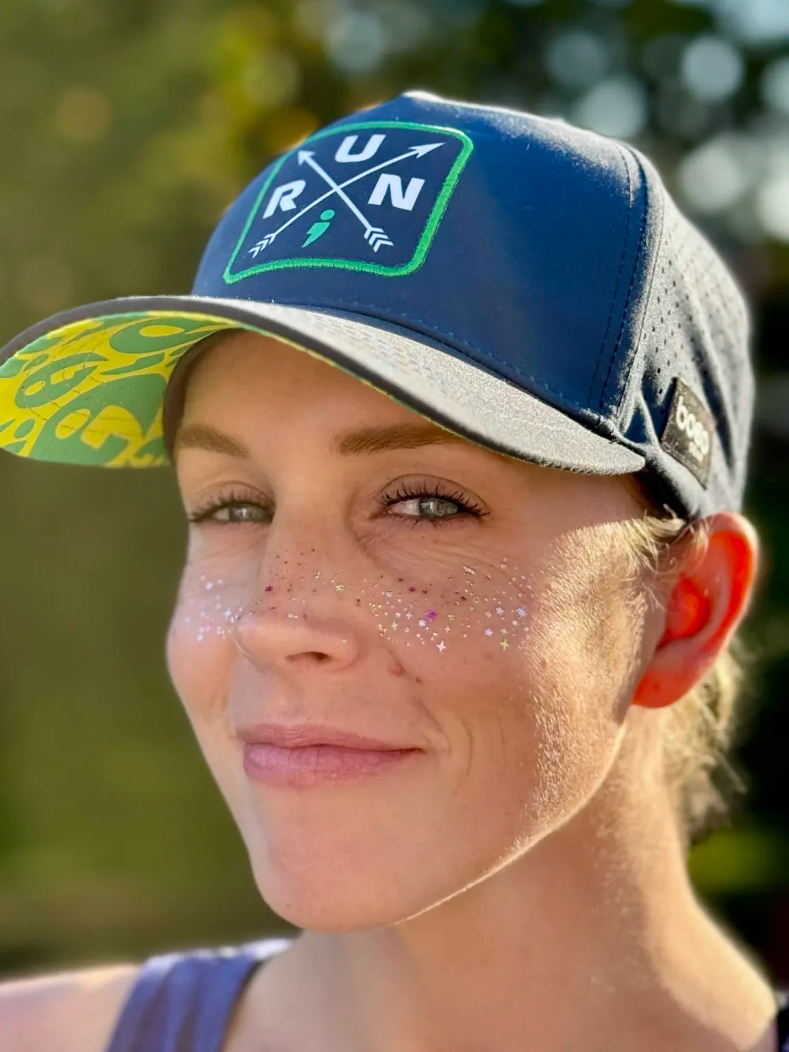 Run Arrows Running Trucker Patch Hat