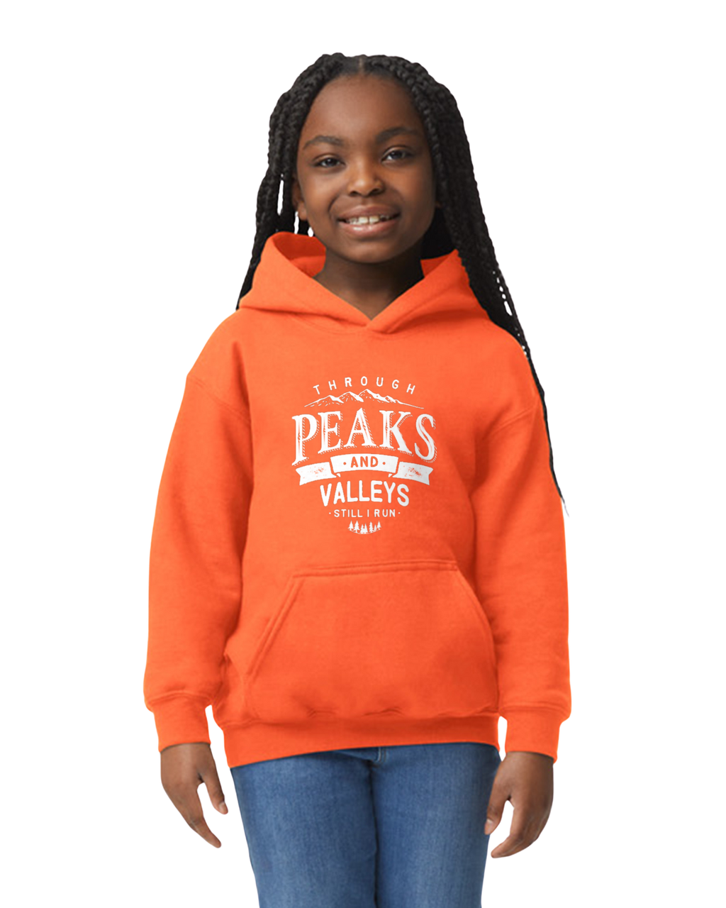 Through Peaks and Valleys Youth Hoodie