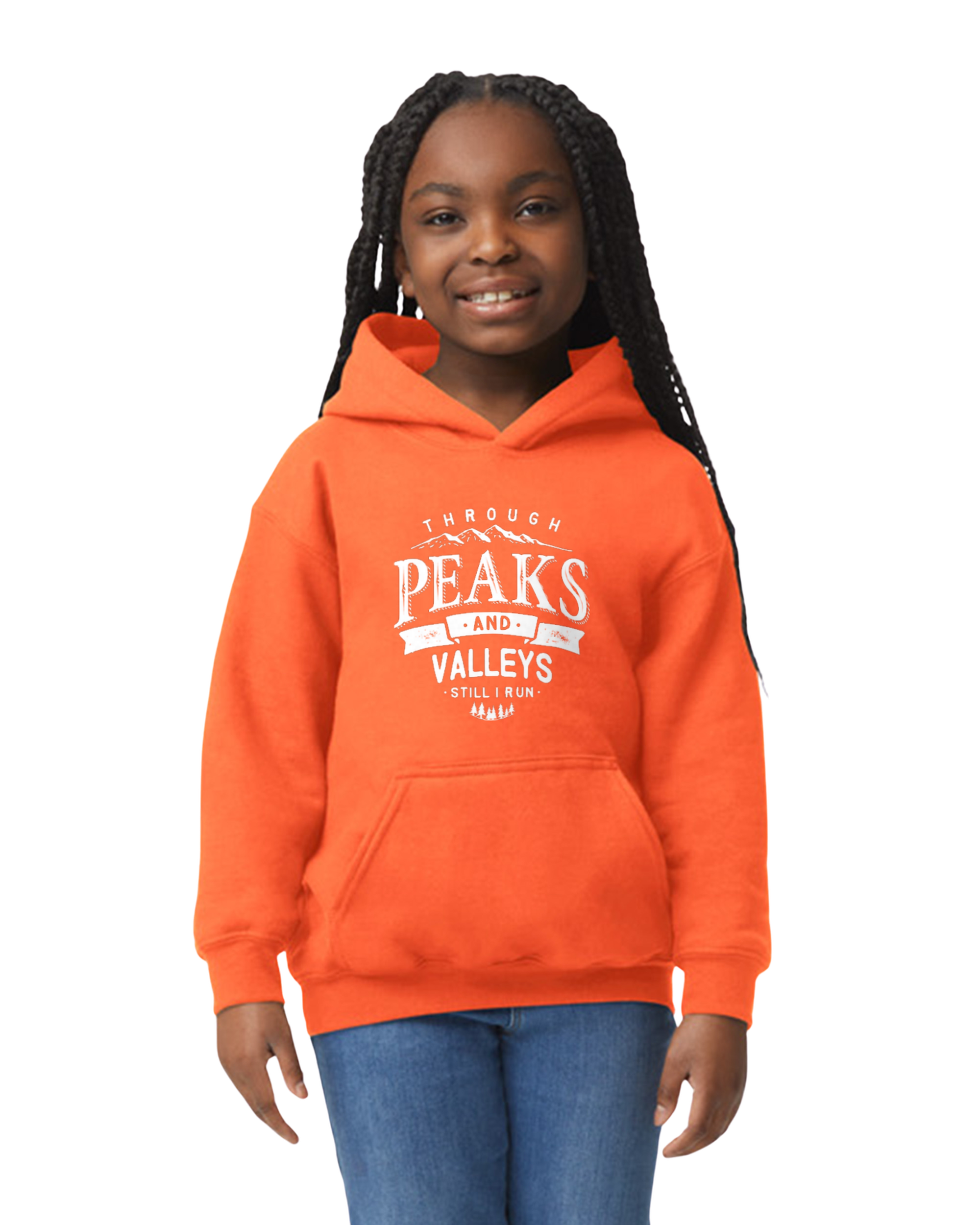 Through Peaks and Valleys Youth Hoodie