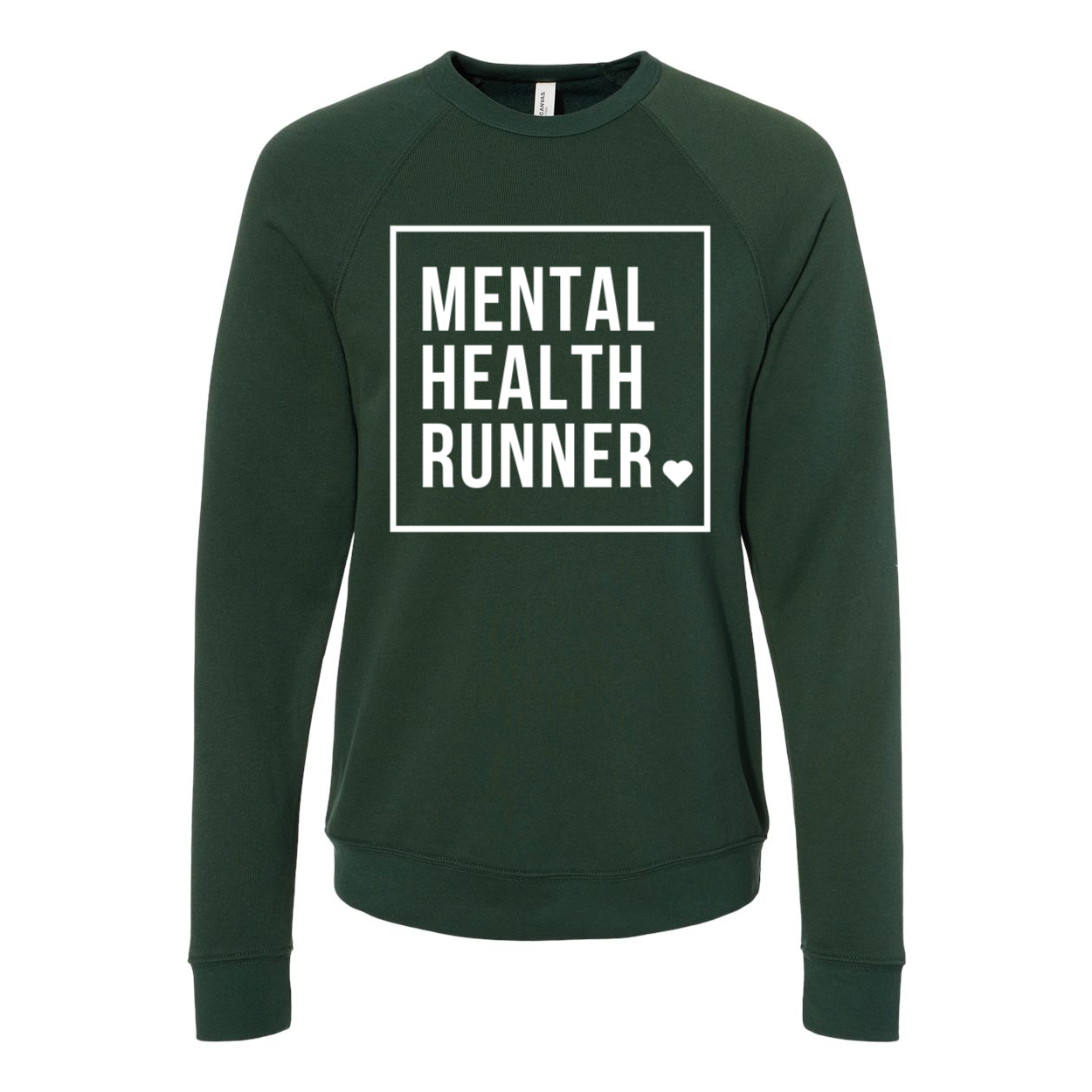 Mental Health Runner Crewneck Sweatshirt