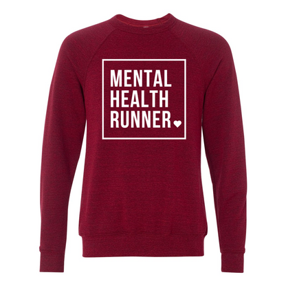 Mental Health Runner Crewneck Sweatshirt