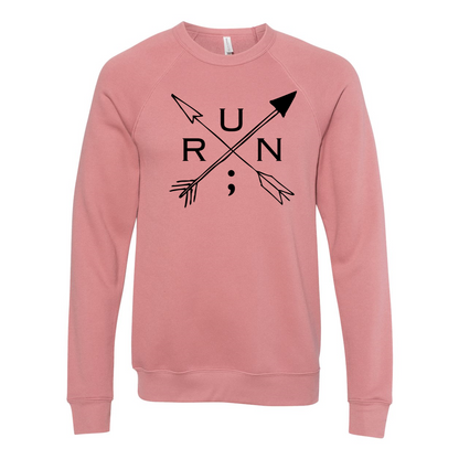 Run Arrows Unisex Crewneck Sweatshirt