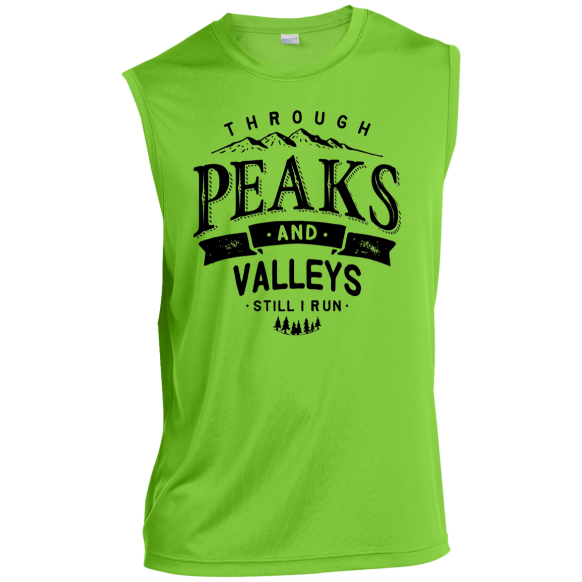 Through Peaks and Valleys - Sleeveless Performance Tank