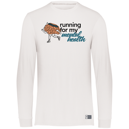 Running for My Mental Health - Dri-Power® Long Sleeve Essential Athletic Tee