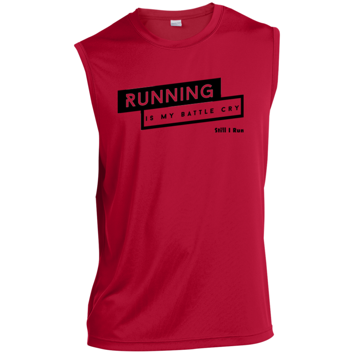 Running is my Battle Cry - Sleeveless Performance Tank