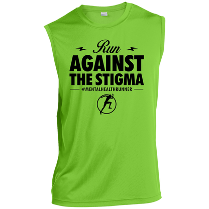 Run Against the Stigma - Sleeveless Performance Tank