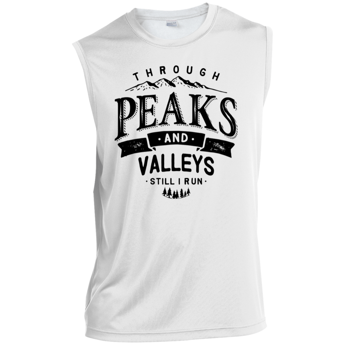 Through Peaks and Valleys - Sleeveless Performance Tank