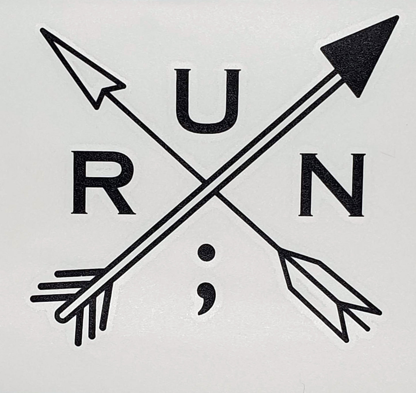 Run Arrows Vinyl Sticker